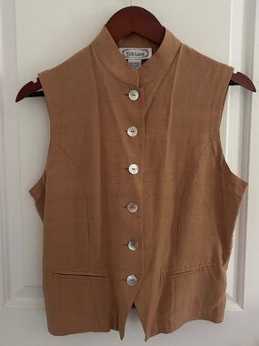 Vintage Silk Land Vest